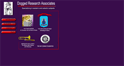 Desktop Screenshot of doggedresearch.com